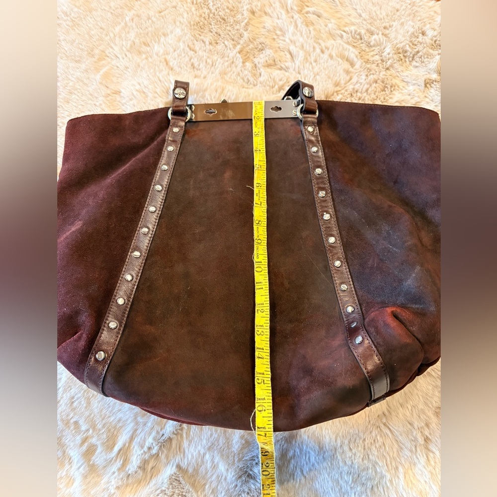 Patricia Nash Deep brown  Suede XL Tote, NOTE! price is firm. - Picture 8 of 8